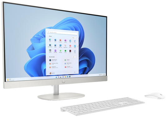 HP 27 inch All-in-One 27-cr0128ns PC Intel® Core⢠i5 i5-1335U 68,6 cm (27'') 1920 x 1080 Pixeles 16 GB DDR4-SDRAM 512 GB SSD Windows 11 Home Wi-Fi 6 (802.11ax) Blanco