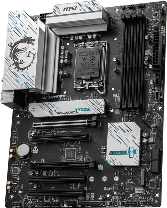 MSI B760 GAMING PLUS WIFI DDR4 placa base Intel B760 LGA 1700 ATX