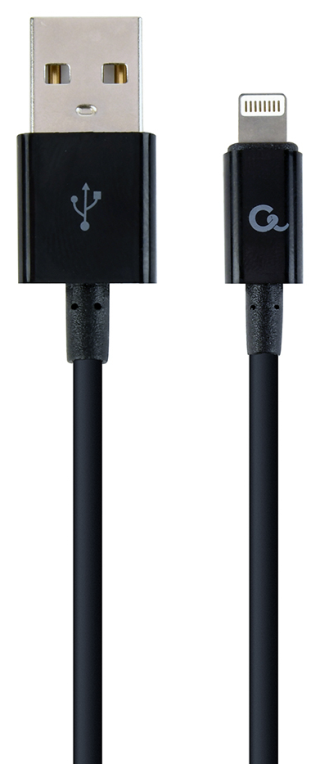 Cablexpert CC-USB2P-AMLM-1M cable de conector Lightning Negro