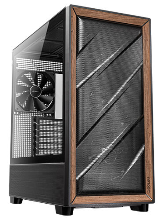 Antec 0-761345-10133-2 carcasa de ordenador Midi Tower Negro, Madera