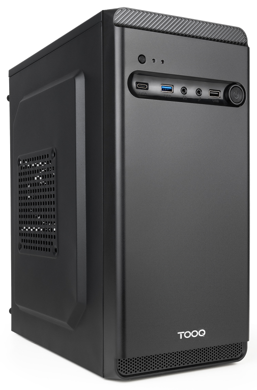 TooQ Caja Minitorre Micro-ATX aDODEKA ULTRAa Negra