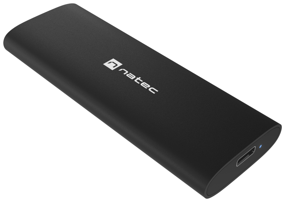NATEC NKZ-2286 caja para disco duro externo Caja externa para unidad de estado solido (SSD) Negro M.2