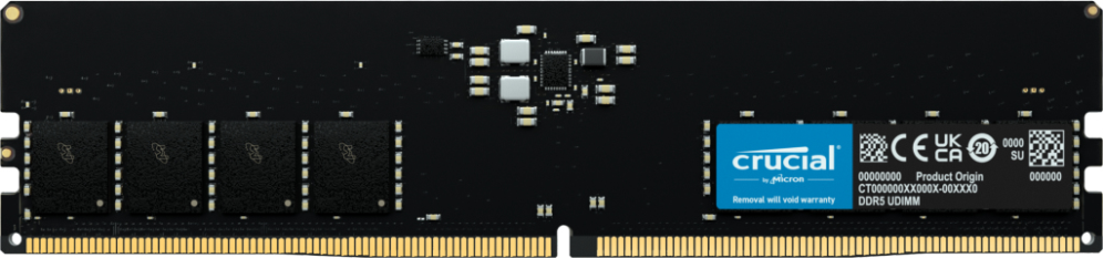 Crucial CT16G48C40U5 módulo de memoria 16 GB 1 x 16 GB DDR5 4800 MT/s 288-pin DIMM
