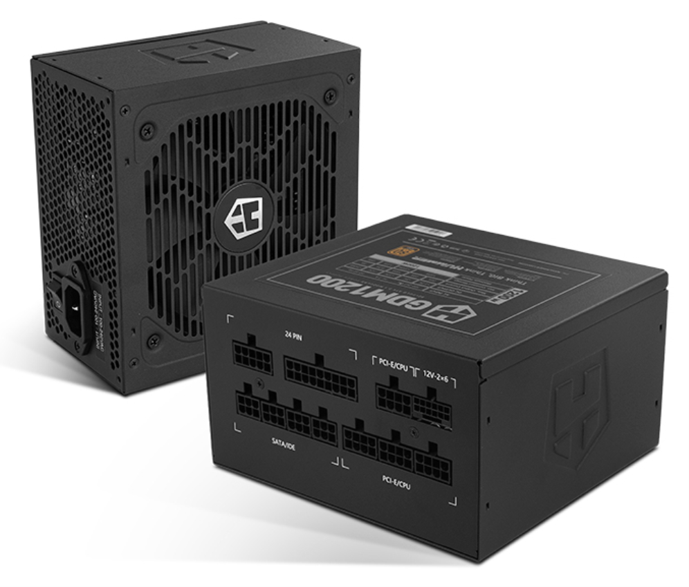 NOX Hummer GDM 1200W GOLD unidad de fuente de alimentacion 20+4 pin ATX ATX Negro
