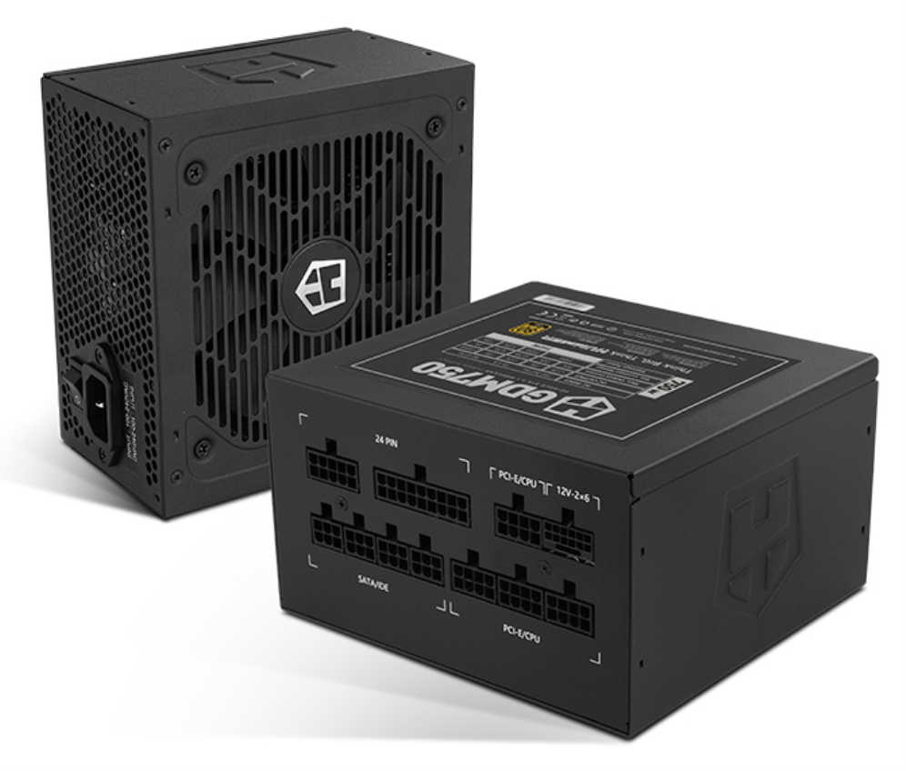 NOX Hummer GDM 750W GOLD unidad de fuente de alimentacion 20+4 pin ATX ATX Negro