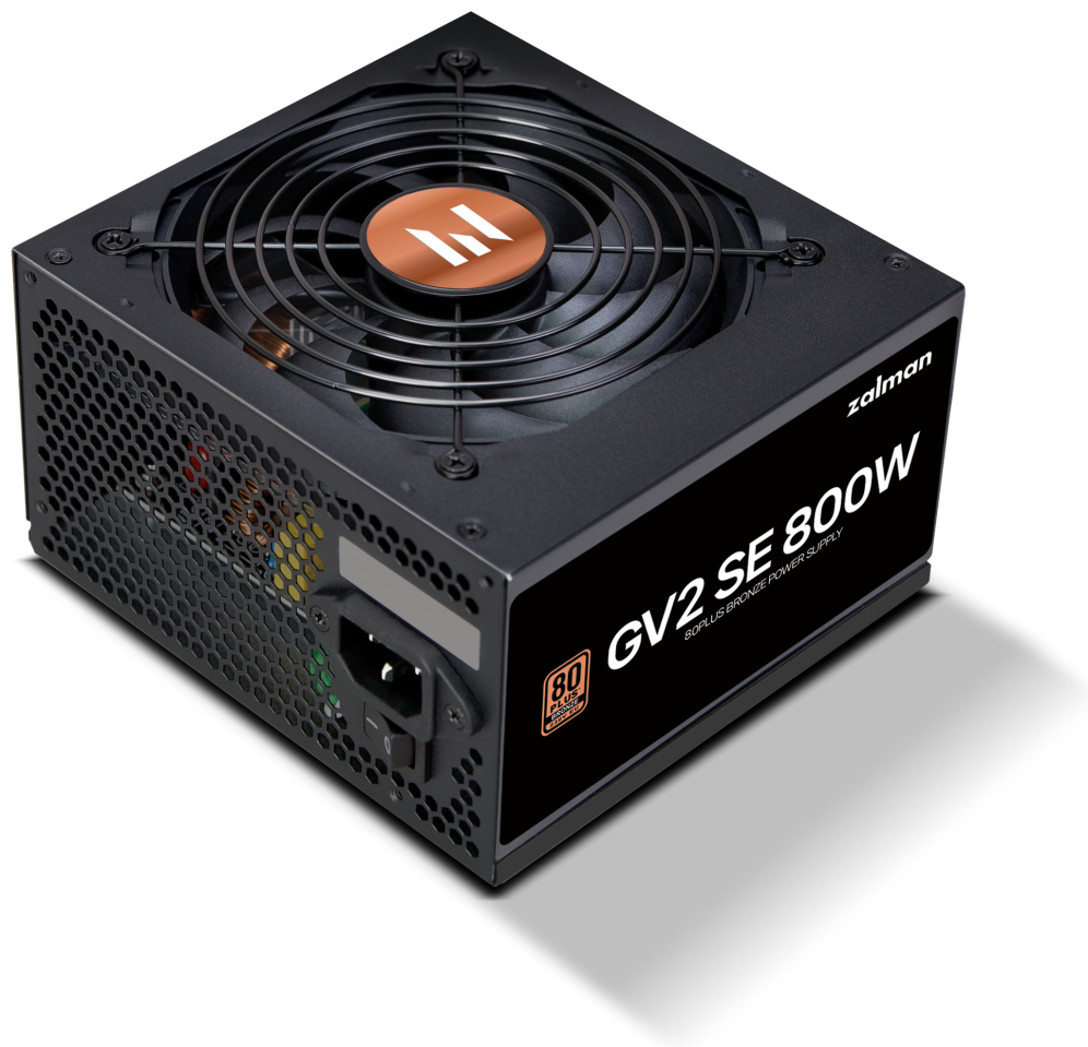 Zalman GV2SE unidad de fuente de alimentacion 800 W 20+4 pin ATX ATX Negro