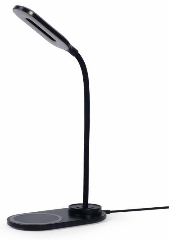 Gembird TA-WPC10-LED-01 cargador de dispositivo movil Smartphone Negro CC Cargador inalambrico Interior