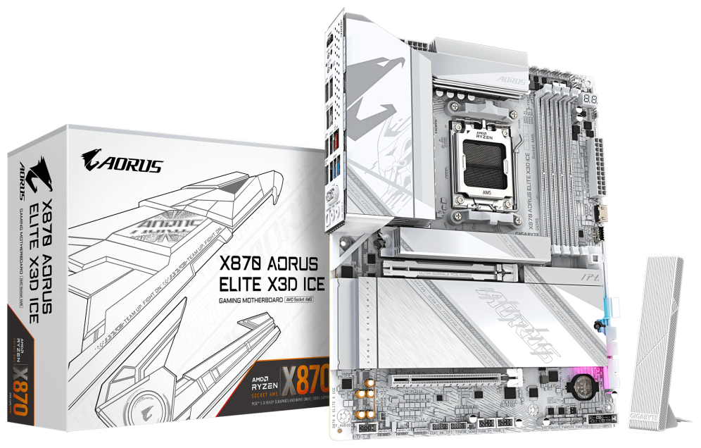GIGABYTE X870 AORUS ELITE X3D ICE Placa Base
