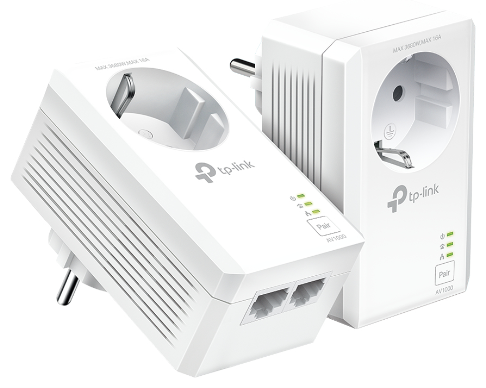 TP-Link TL-PA7027P KIT adaptador de red PowerLine 1000 Mbit/s Ethernet Blanco 2 pieza(s)