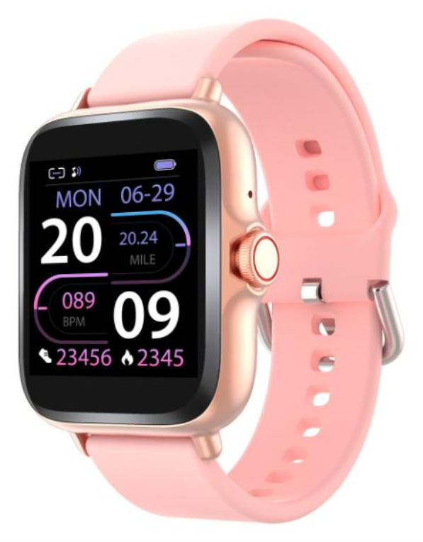 Denver SWC-156ROMK2 3,66 cm (1.44'') TFT Digital 128 x 128 Pixeles Pantalla tactil Oro rosa