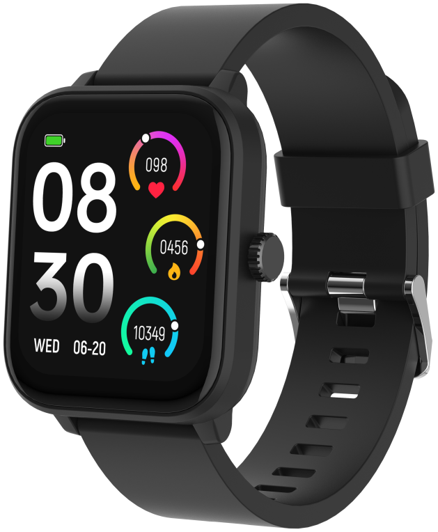 Denver SWG-155B Black Smartwatch 4,65 cm (1.83'') IPS Digital Pantalla tactil Negro GPS (satelite)
