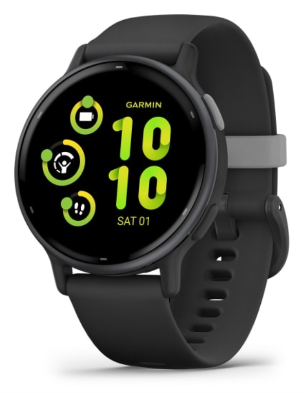 Garmin Vivoactive 5 3,05 cm (1.2'') AMOLED 42 mm Digital 390 x 390 Pixeles Pantalla tactil Negro Wifi GPS (satelite)