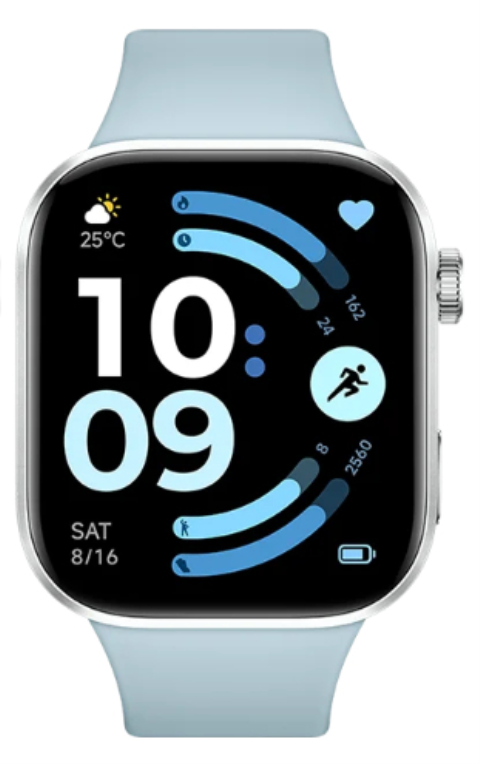 Xiaomi Redmi Watch 6 5,26 cm (2.07'') AMOLED 46.5 mm Digital 432 x 514 Pixeles Pantalla tactil Azul GPS (satelite)