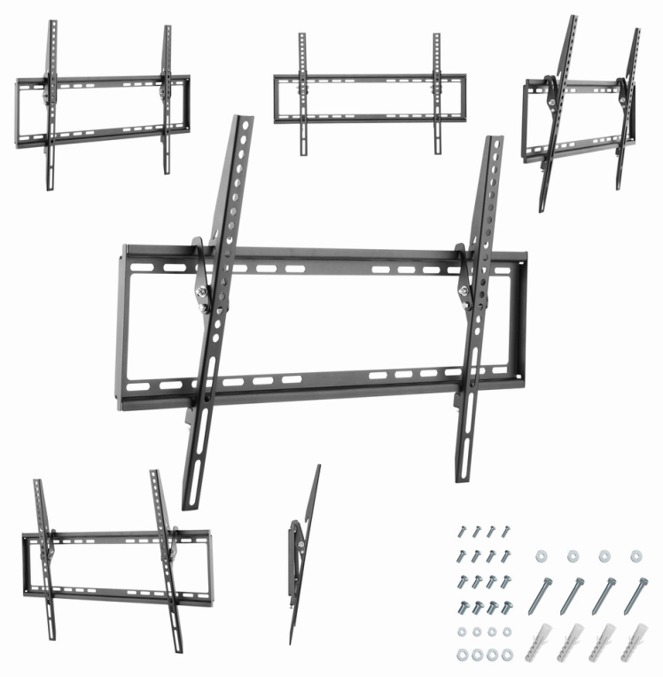 Gembird WM-70T-03 soporte para TV 177,8 cm (70'') Negro