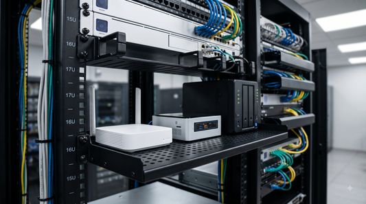 Guía completa de bandejas para racks de 19" y 10": Tipos, usos y consejos prácticos