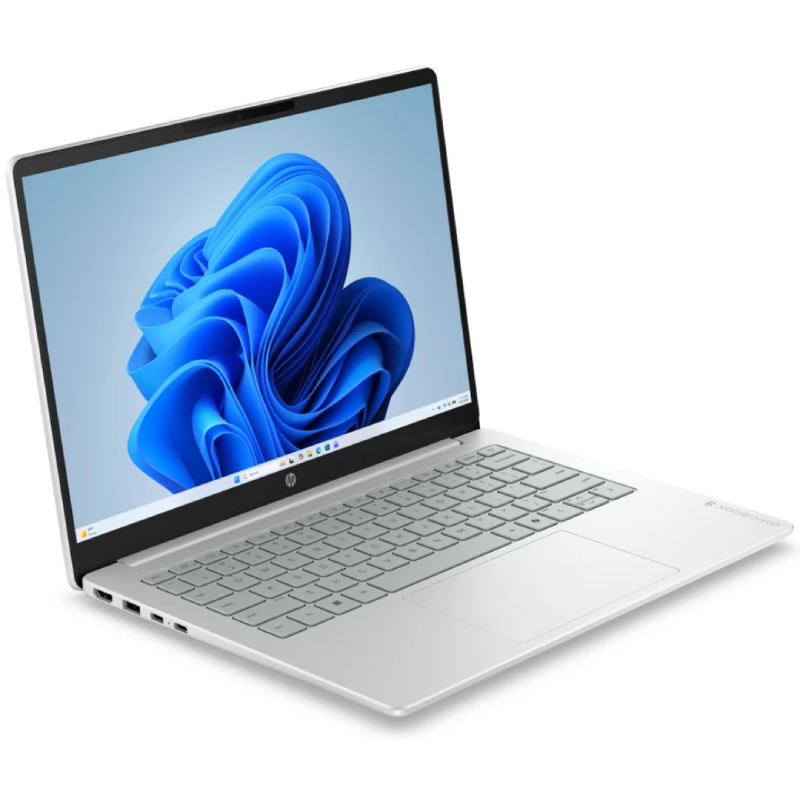 HP OmniBook 3 Laptop AI 14-ht0014nsx Intel Core Ultra 5 225U Portatil 35,6 cm (14'') 2K 8 GB DDR5-SDRAM 512 GB SSD Wi-Fi 6 (802.11ax) Windows 11 Home AI PC Gris, Plata