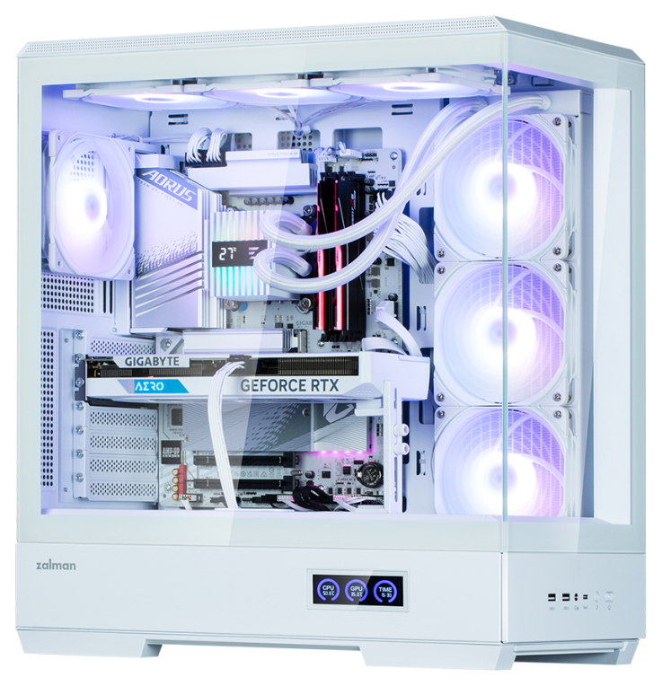Zalman P50 DS White Midi Tower Blanco