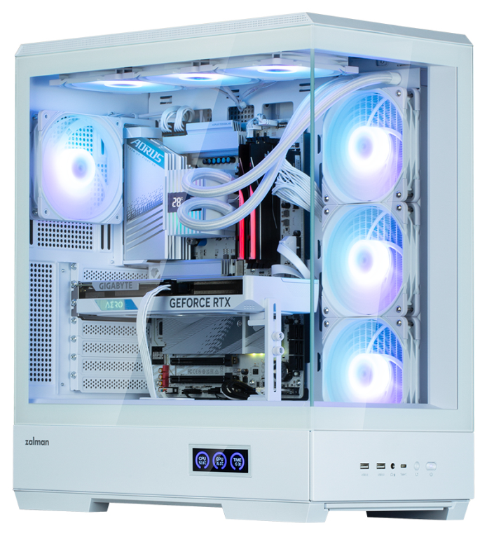 Zalman P50 DS White Midi Tower Blanco