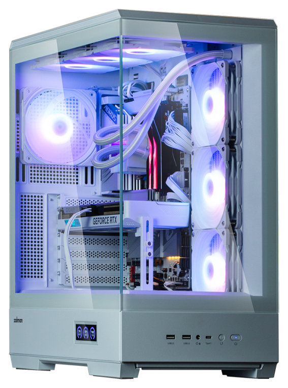 Zalman P50 DS White Midi Tower Blanco