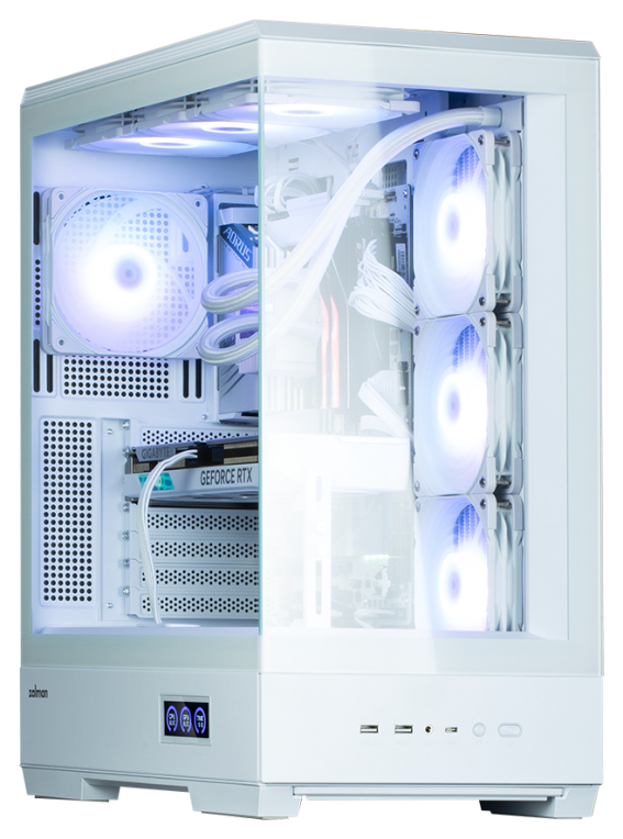 Zalman P50 DS White Midi Tower Blanco