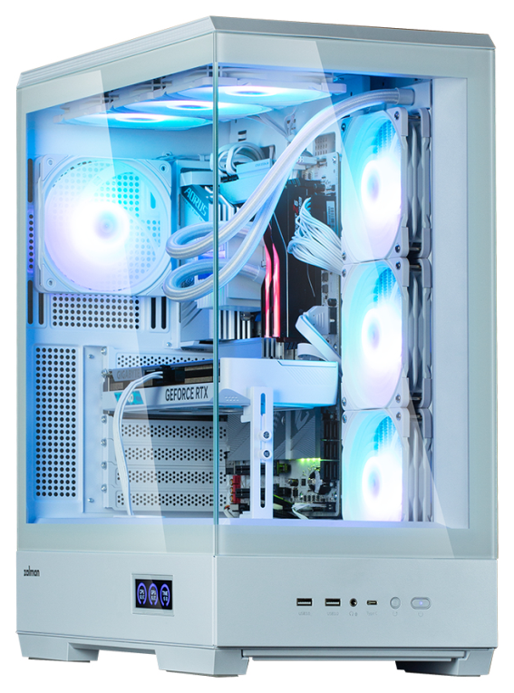 Zalman P50 DS White Midi Tower Blanco