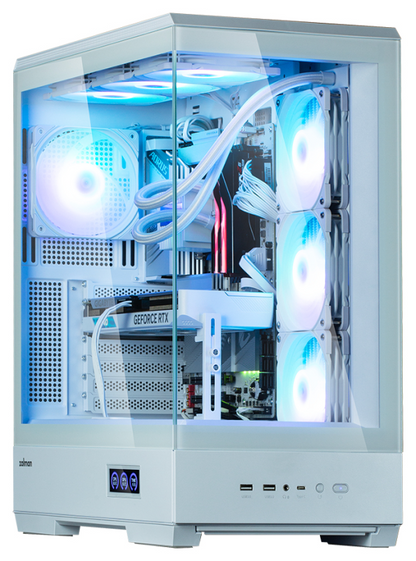 Zalman P50 DS White Midi Tower Blanco