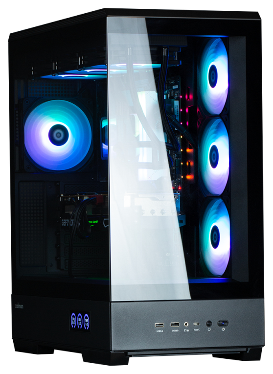 Zalman P50 DS Black Midi Tower Negro