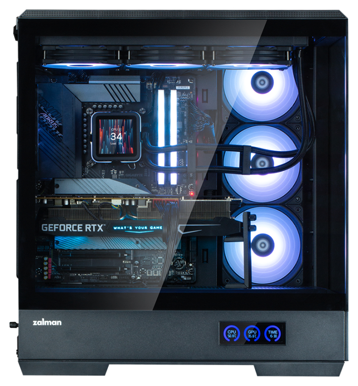 Zalman P50 DS Black Midi Tower Negro