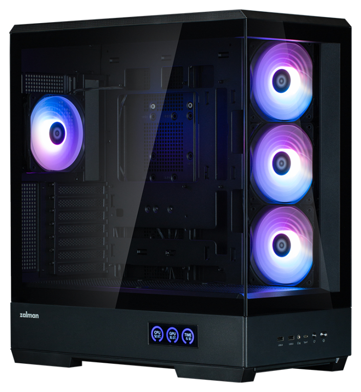 Zalman P50 DS Black Midi Tower Negro