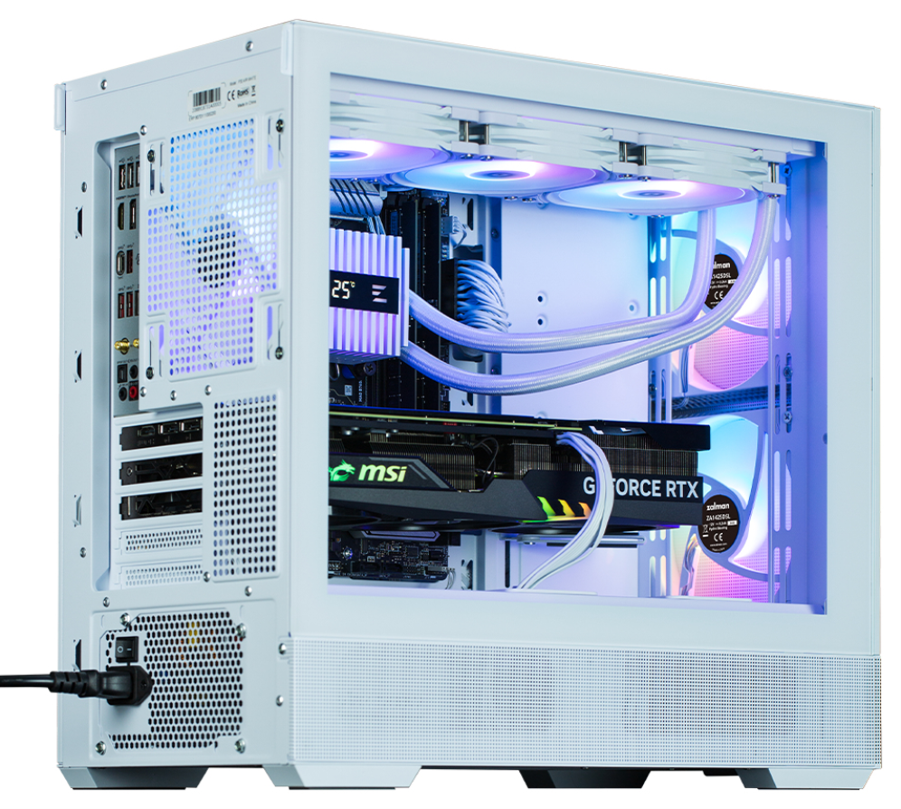 Zalman P30 Air White Mini Tower Blanco