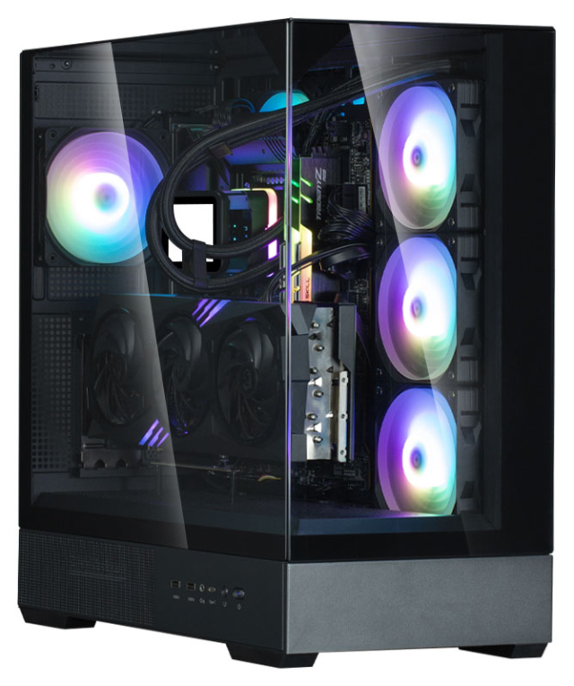 Zalman P40 Prism Black Midi Tower Negro