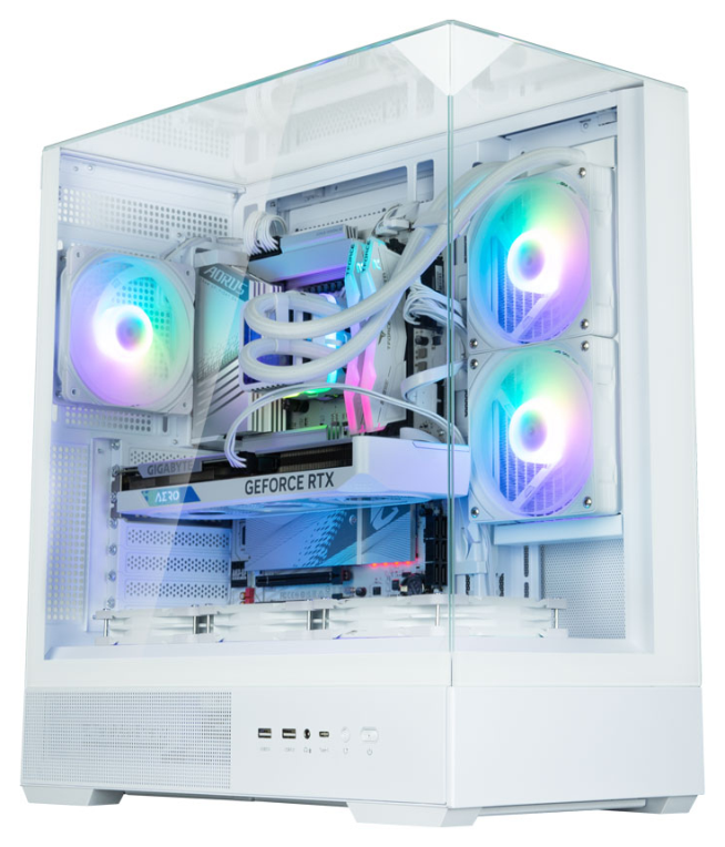 Zalman P40 Prism White Midi Tower Blanco