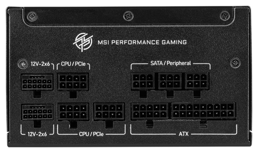MSI MPG A850GS PCIE5 unidad de fuente de alimentacion 850 W 24-pin ATX ATX Negro