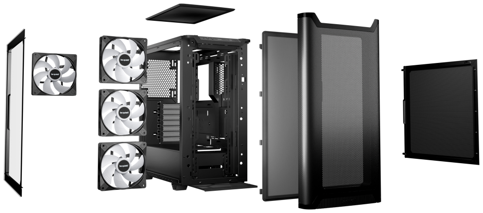 be quiet! Pure Base 501 DX Black Midi Tower Negro