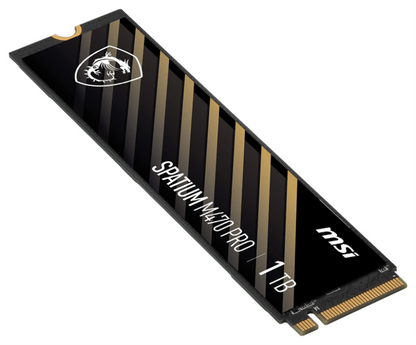 MSI Spatium M470 PRO PCIe 4.0 NVMe M.2 1TB PCI Express 4.0 3D NAND