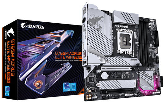 GIGABYTE B760M AORUS ELITE WIFI6E GEN5 Placa Base