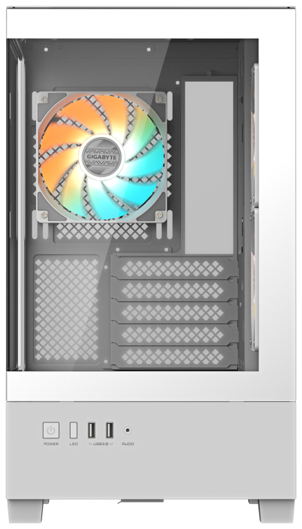 GIGABYTE C201 PANORAMIC ICE Midi Tower Blanco