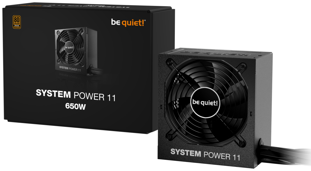 be quiet! System Power 11 650W unidad de fuente de alimentacion 20+4 pin ATX ATX Negro
