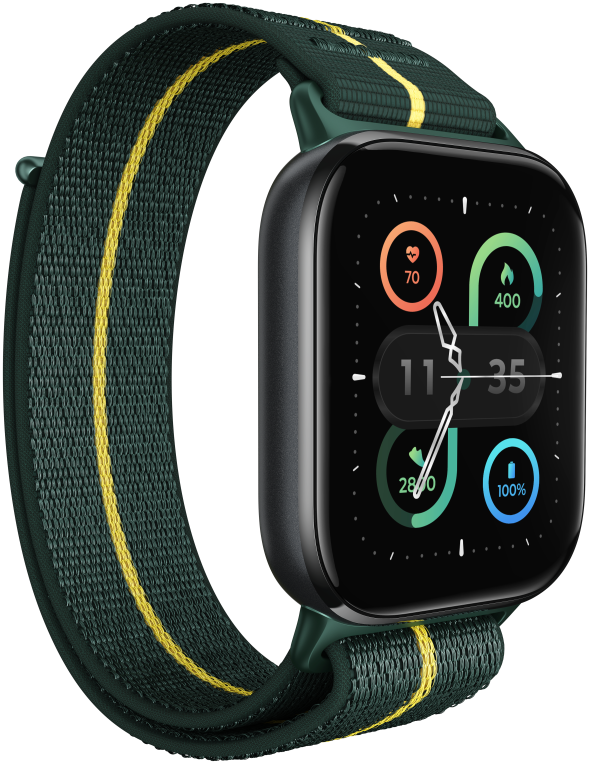 Motorola moto watch fit 4,83 cm (1.9'') OLED 44.5 mm Digital Pantalla tactil Verde, Gris GPS (satelite)