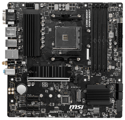 MSI B550M PRO-VDH WIFI placa base AMD B550 Zócalo AM4 micro ATX