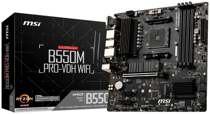 MSI B550M PRO-VDH WIFI placa base AMD B550 Zócalo AM4 micro ATX