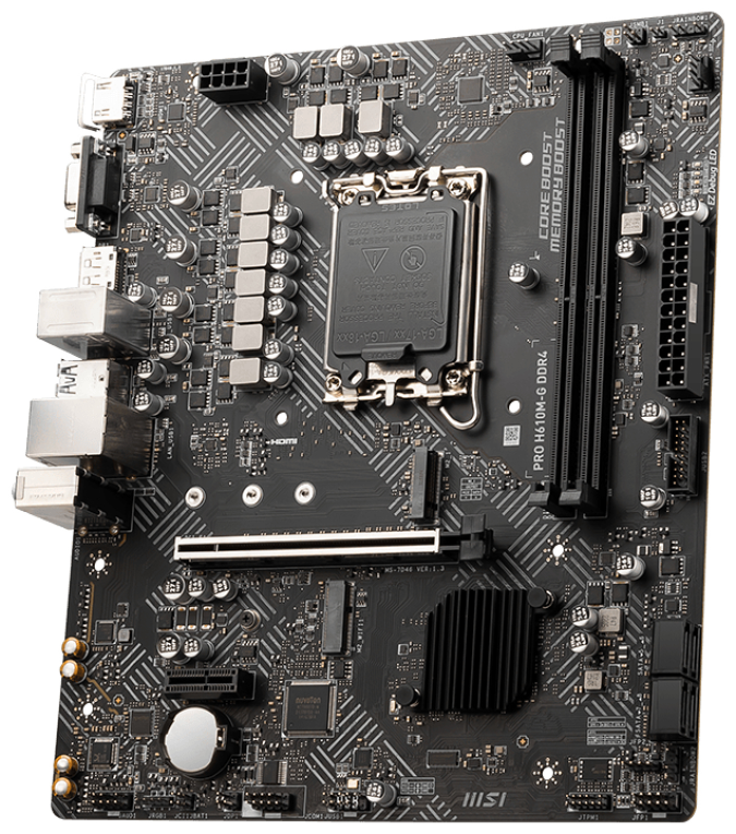 MSI PRO H610M-G DDR4 placa base Intel H610 LGA 1700 micro ATX