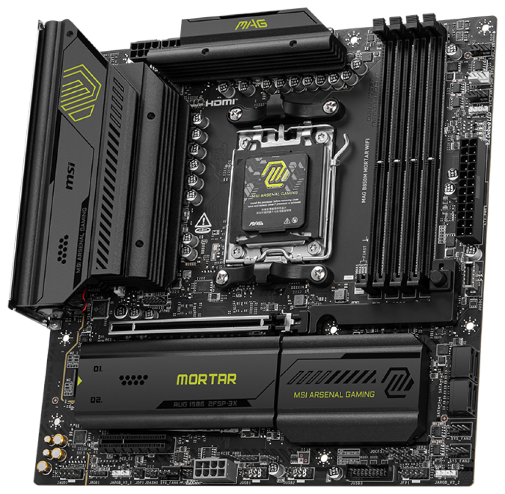 MSI MAG B850M MORTAR WIFI placa base AMD B850 Zócalo AM5 micro ATX