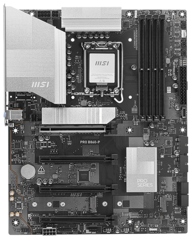 MSI PRO B860-P placa base Intel B860 LGA 1851 (Socket V1) ATX
