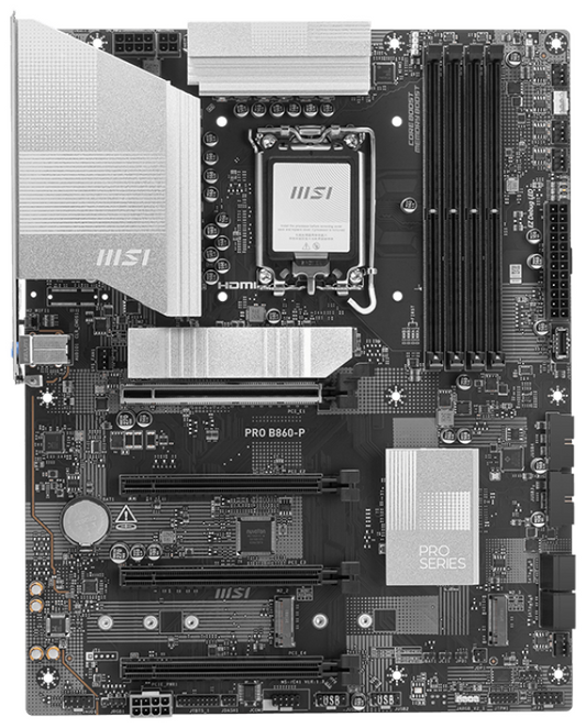 MSI PRO B860-P placa base Intel B860 LGA 1851 (Socket V1) ATX