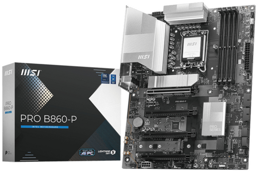 MSI PRO B860-P placa base Intel B860 LGA 1851 (Socket V1) ATX