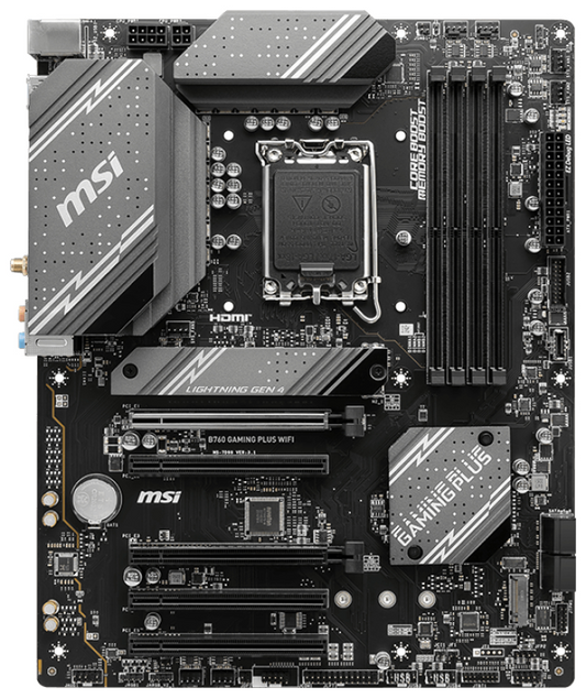 MSI B760 GAMING PLUS WIFI placa base Intel B760 LGA 1700 ATX