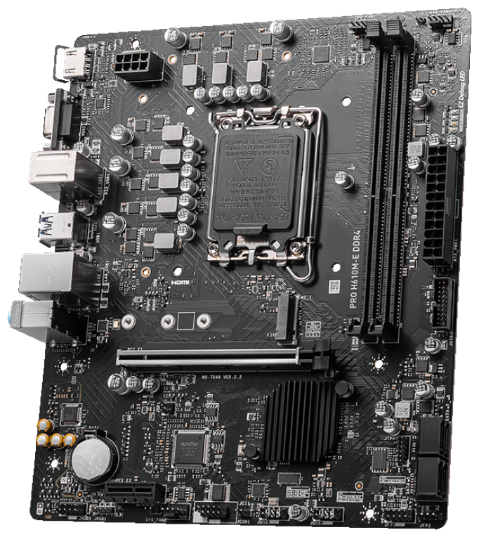 MSI PRO H610M-E DDR4 placa base Intel H610 LGA 1700 micro ATX