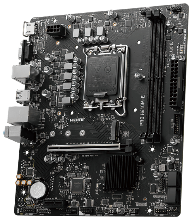 MSI PRO H610M-E placa base Intel H610 LGA 1700 micro ATX