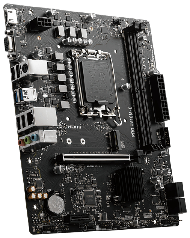 MSI PRO H610M-E placa base Intel H610 LGA 1700 micro ATX